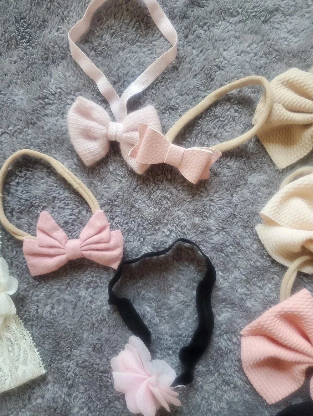 ​Huge Baby Girl Headband & Bow Lot - 20+ Pcs Boutique Variety Floral Lace